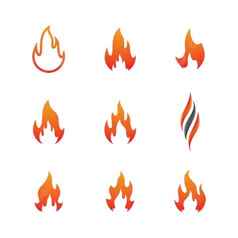 Fire Symbol Vector Icon Blaze Power Hot Vector Blaze Power Hot Png