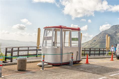 Historic Cable Car Display Lower Cable Station Table Mountain Stock