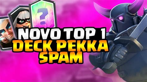 Top 1 Deck De Pekka Bridgespam Do Meta Atual Clash Royale YouTube