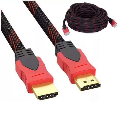 Kabel 10m Hdmi Przewód Do Przesyłu Hd 3d Uhd 4k Full Hd Oplot 4kompl