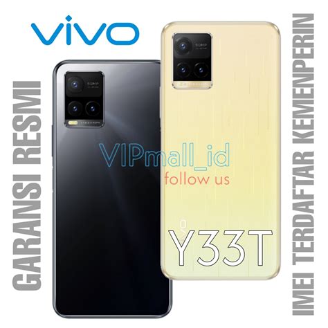 Jual VIVO Y33T 8 128 GARANSI RESMI HP VIVO Y33T RAM 8GB ROM 128GB