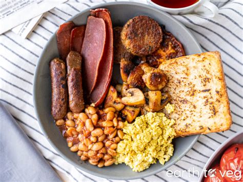 Ultimate Vegan Fry Up Full English Breakfast Earth To Veg