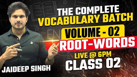 Volume 02 Vocab Batch Class 02 With Mock Test CGL CPO CHSL MTS CDS