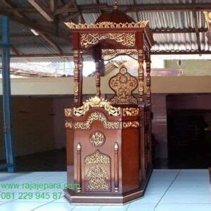 Harga Mimbar Masjid Jepara Kayu Jati Rajajepara