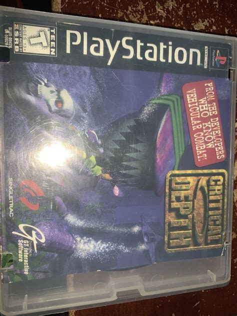 Critical Depth Sony Ps1 Playstation 1 W Manual Tested And Works No