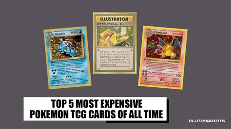 Top 5 Most Expensive Pokemon TCG Cards Of All Time