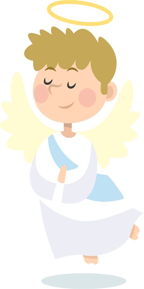 Free Male Angel Christmas Character Vector 856500