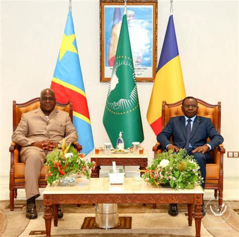 Visite d État Félix Tshisekedi arrive à Ndjamena pour renforcer les