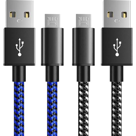 Ps Controller Charger Charging Cable Ft Pack Nylon Braided Extra