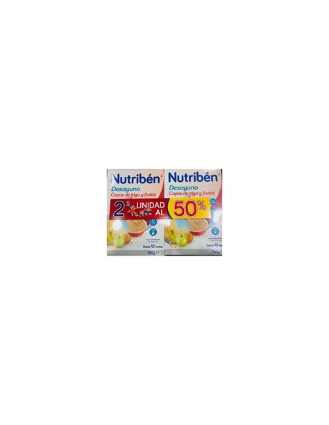 Comprar Duplo Nutriben Papilla Desayuno Copos De Trigo Con Frutas