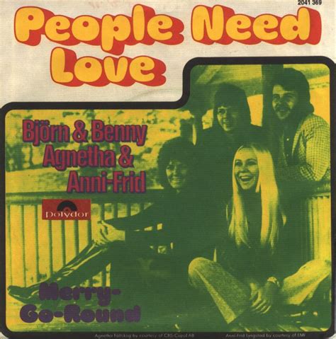 Björn Benny Agnetha Anni Frid People Need Love hitparade ch