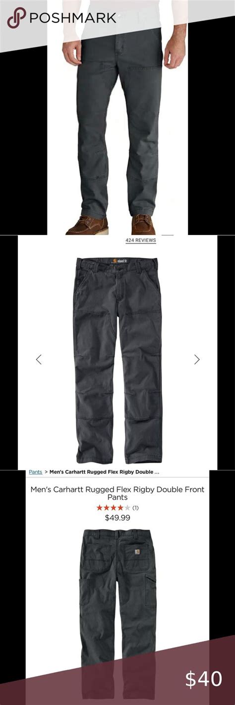 Carhartt Rugged Flex Rigby Double Front Pant New Mens Rugged Rigby Carhartt Mens Doubles