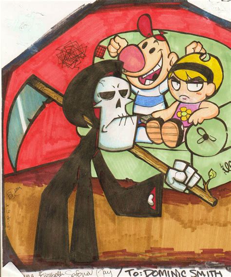 Grim Adventures Of Billy And Mandy Art Trade By Opticblast00 On Deviantart