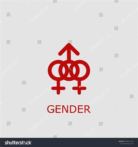 Professional Vector Gender Icon Gender Symbol Stock Vector Royalty Free 1640141776 Shutterstock