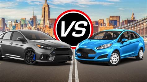 2016 Ford Focus RS Vs 2016 Ford Fiesta ST Spec Comparison YouTube