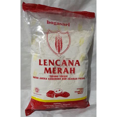 Jual Tepung Lencana Merah 1 Kg Terigu Lencana Merah Tepung Terigu