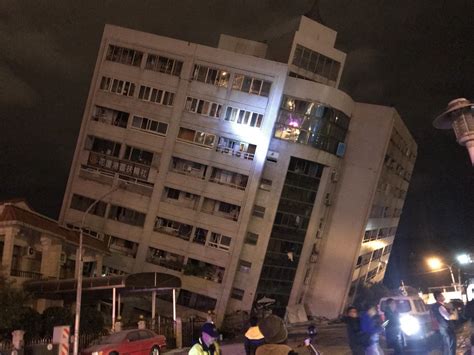 Hotel Collapses In Taiwan After Major Earthquake