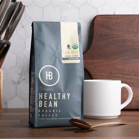 Snapklik.com : Healthy Bean Organic Low Acid Coffee Ground - USDA