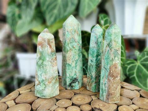 Green Chalcedony Tower Green Chalcedony Green Chalcedony