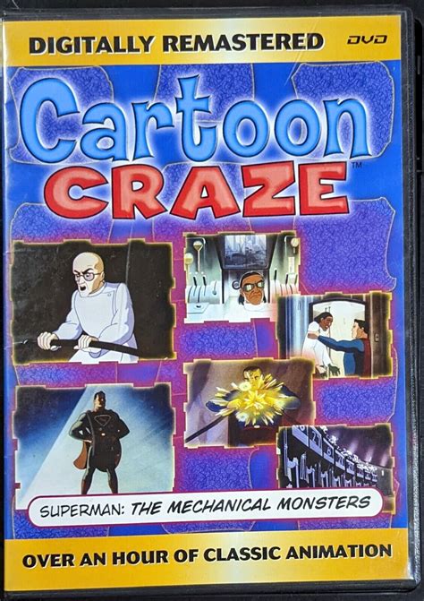 Cartoon Craze Superman The Mechanical Monsters Dvd Digiview