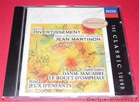 Jacques Ibert Camille Saint Saens Georges Bizet Jean Martinon Paris