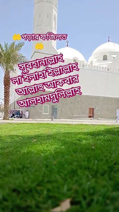 সুবহানাল্লাহআলহামদুলিল্লাহলা ইলাহাইল্লাল্লাহপড়ারফজিলত। Shortvideo