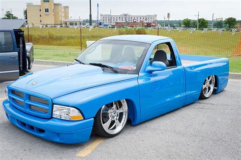 Dodge Dakota Blue Lowered Truck Mopar Hd Wallpaper Peakpx