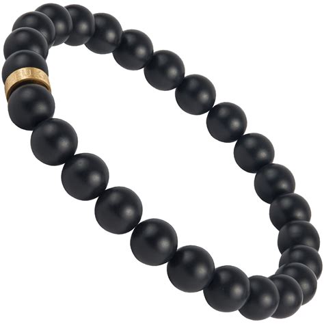 Black Onyx Bead Bracelet