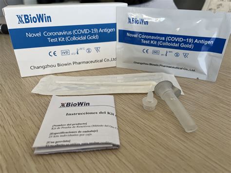 CE 2934 Certified And Bfarm Pei Common Listed Nasal Swab Colloidal Gold