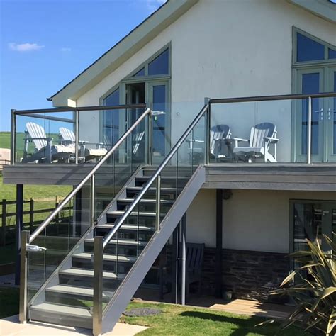 Glass Balustrades On Stairs Balcony Systems