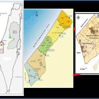 Location map of the study area (Khan Younis and Rafah Governorates ...