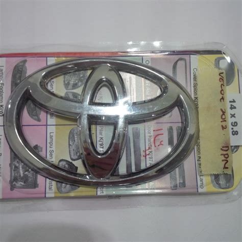 Jual Emblem Logo Tulisan Brand Toyota New Avanza Veloz Innova Yaris Di