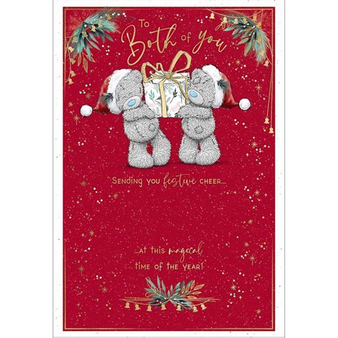 Both Of You Me To You Bear Christmas Card Xsm01455 Me To You Bears Online Store