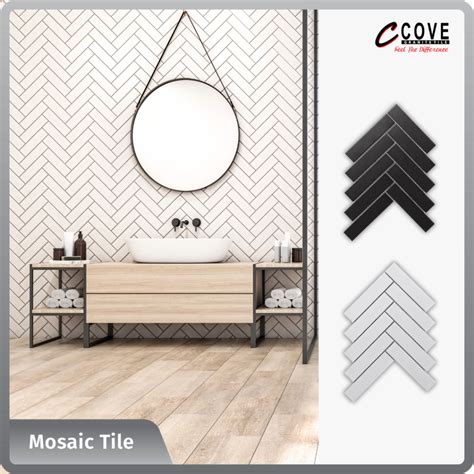 Jual Cove Mosaic Tile Yajirushi Medium Chip Keramik Mosaik Mozaik