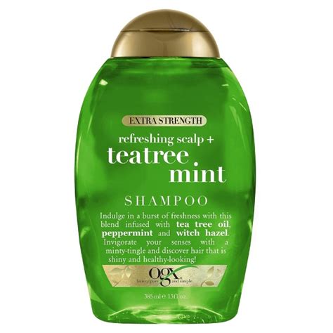 Ogx Extra Strength Refreshing Scalp Tea Tree Mint Shampoo For 8