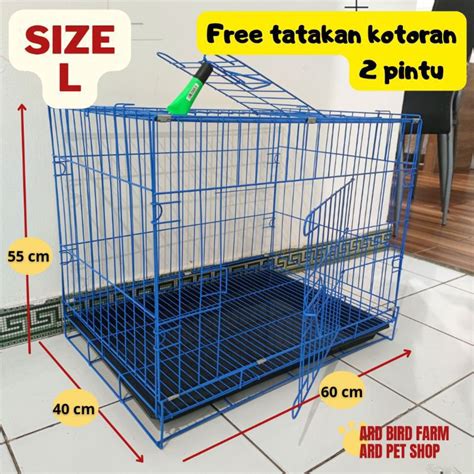 Jual Kandang Kucing Lipat Biasa Standar X X Shopee Indonesia