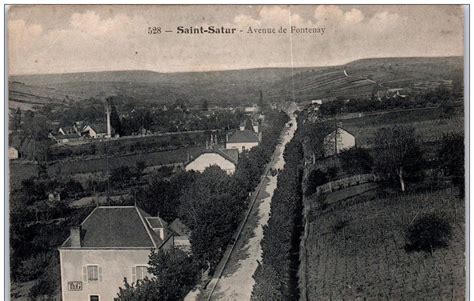 Saint Satur Saint Satur Avenue De Fontenay Carte Postale