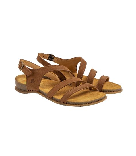 Sandalias De Color Cuero Para Mujer El Naturalista N