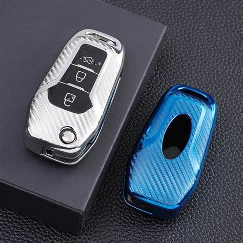 Tpu Car Smart Key Case Cover Shell For Ford Figo Mondeo Ecosport