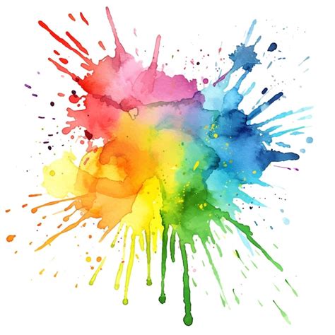 Splatter Spot Stain Dye Ink Stroke Splash Vibrant Rough Wet Creativity