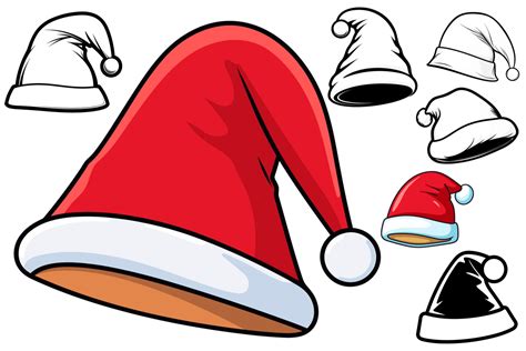 Christmas Santa Hat Clipart Ai Generative 33002415 Png