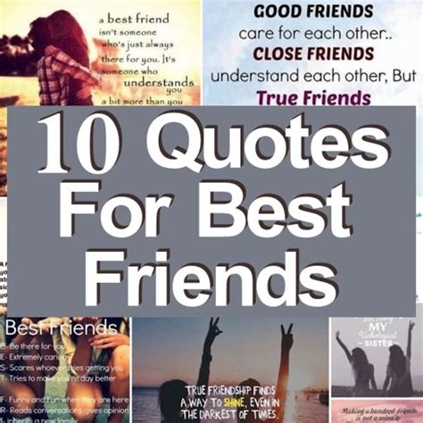 10 Quotes For Best Friends | Beat friends quotes, Friends quotes, Best friend quotes