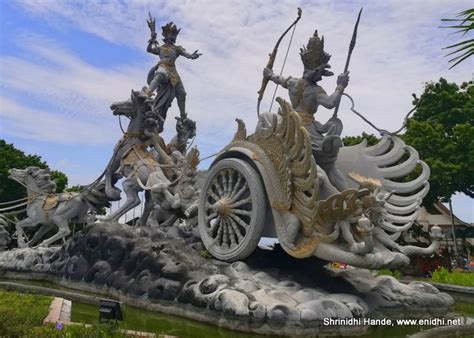 Ghatotkacha Karna war statue near Denpasar airport, Bali - eNidhi India ...