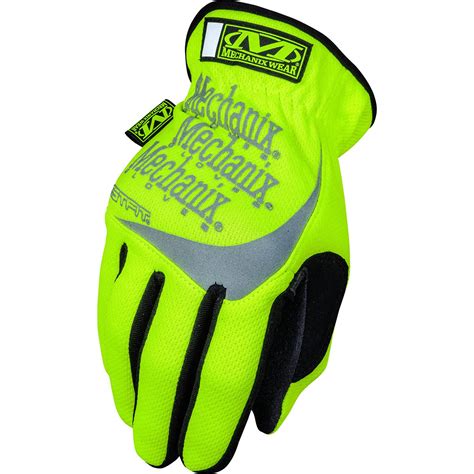 Mechanix Sff 91 Safety Fastfit Gloves Hi Viz Yellow