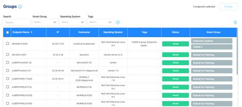 Groups Endpoint Assigment Jetpatch