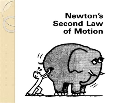 Newton's second law of motion