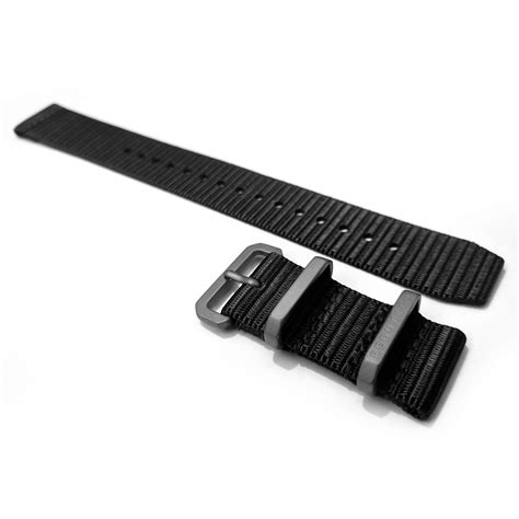 ballistic nylon  piece strap black mm redux