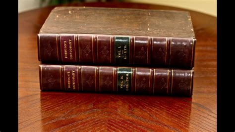 Samuel Johnsons Dictionary Of The English Language 1755 1756 Folio