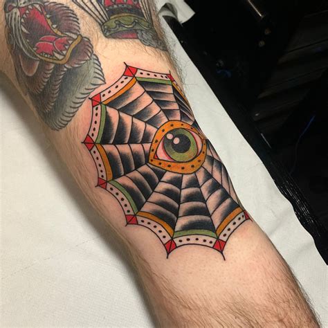 what does spider web tattoo on elbow mean 4