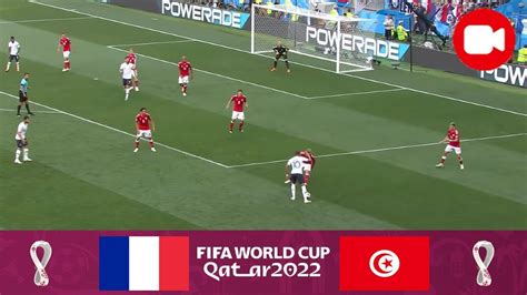 France Vs Tunisia Fifa World Cup 2022 Fifa 22 Youtube